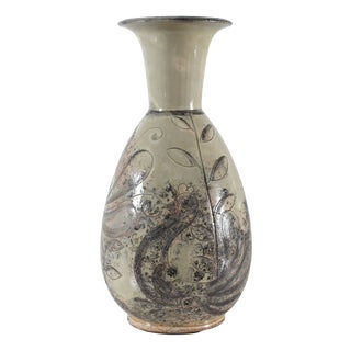 Large Vase with Sgrafitto Decoration by Jens Thirslund for Herman A. Kähler, 1930 For Sale