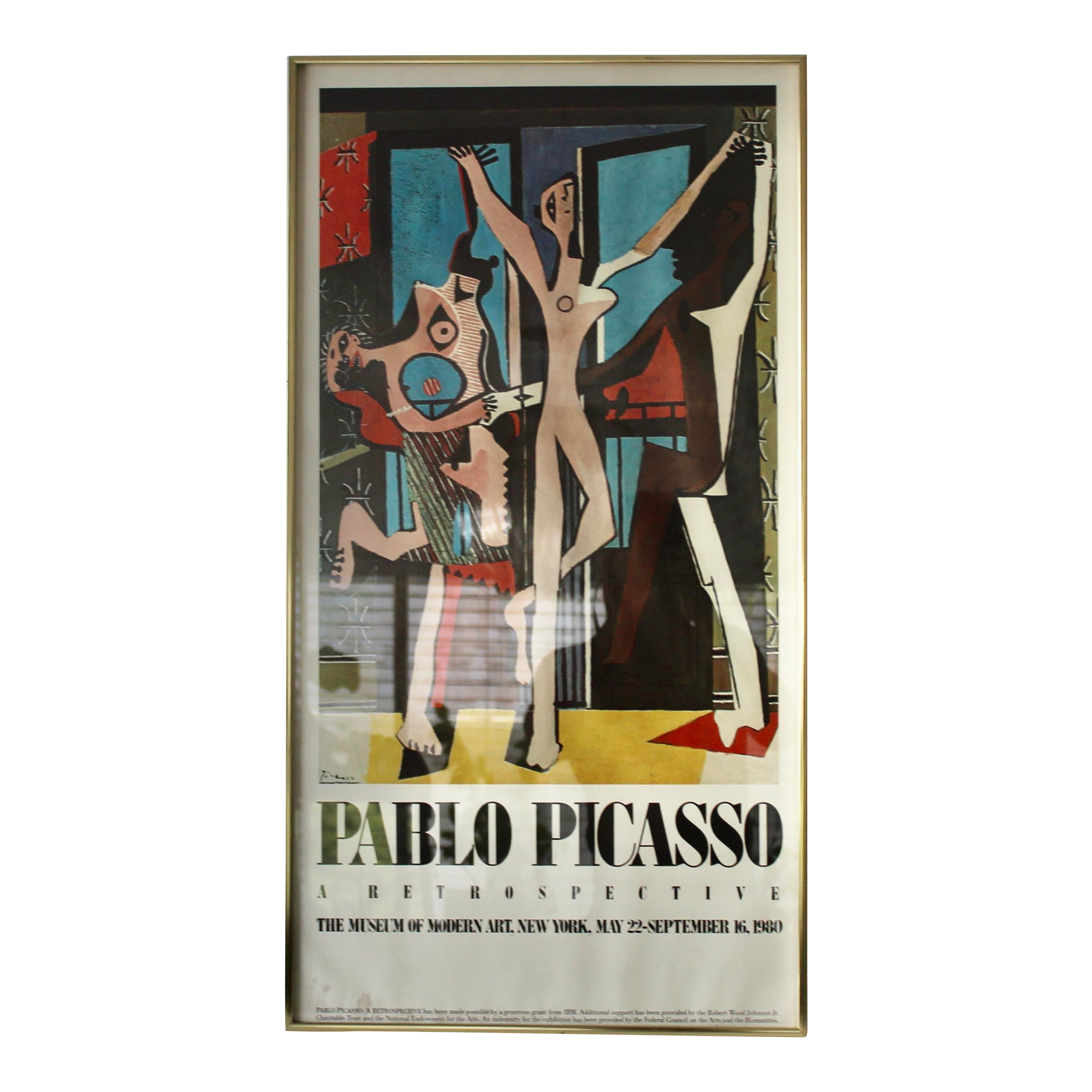Pablo Picasso Retrospective 1980 Moma New York Vintage