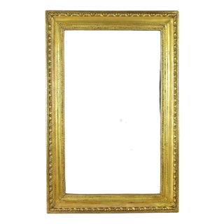 Biedermeier Gilt Wall Mirror with Bulls Eye Bars, Austria, 1830s For Sale