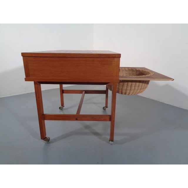 Danish Teak Serving Cart, 1960s For Sale - Image 15 of 18