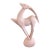 Haeger Pottery Pink Gazelle Sculpture 1986 For Sale