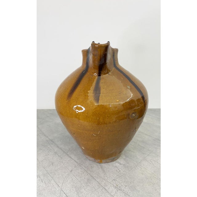 Large Vintage Striped Jug For Sale - Image 6 of 12