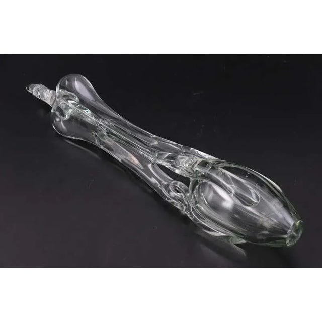Materials: Glass Signature: Signed Period: 1970s, Vintage Date: 1976 Origin: United States Subject Matter: Abstract...