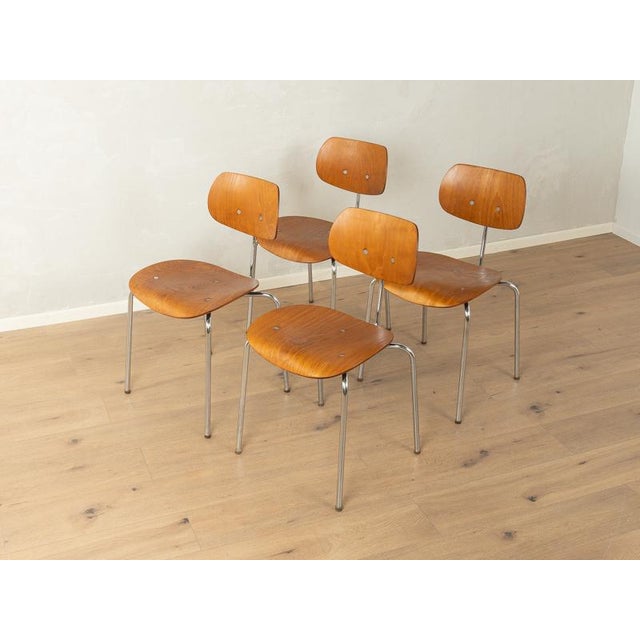 SE 68 Chairs by Egon Eiermann for Wilde+Spieth, 1950s, Set of 4 For Sale - Image 12 of 12