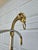 Metal Italian Brass and Chrome Ram's Head Valet -in the Style of Maison Jansen For Sale - Image 7 of 16