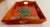 1980s 1980s Folk Art Hand Painted Wooden Tray With Inset Handles, Signed by Artist For Sale - Image 5 of 15