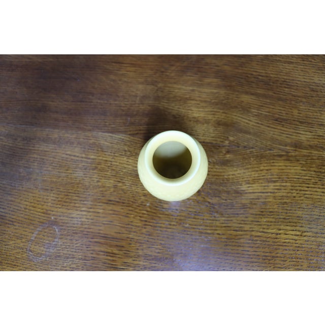 Yellow Rookwood Pottery Yellow Matte Glaze Art Deco Vase, Form 2870 For Sale - Image 8 of 9