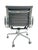 Eames 2009 Herman Miller Eames Aluminum Group Management Chair in Pebble Gray Leather For Sale - Image 4 of 7