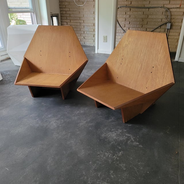 Red 1960s Pair of Dean Bryant Vollendorf Lounge Chairs (Unmarked) For Sale - Image 8 of 12