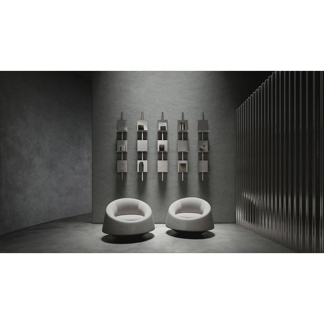 Kinko Stainless Steel Shelves by Zincutec, Set of 3 For Sale - Image 6 of 7