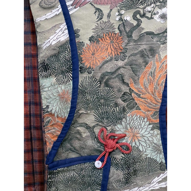 Japanese Ceremonial Brocade Jinbaori Vest Jacket For Sale - Image 15 of 18