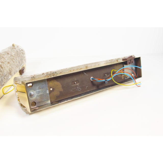 Brown Vintage Murano Glass Tube Wall Lamps from Hillebrand, 1970s, Set of 2 For Sale - Image 8 of 13