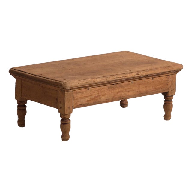 Antique Pine Low Table For Sale