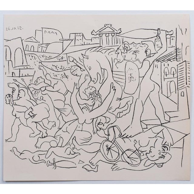 Pablo Picasso, The Kidnapping of the Sabines, Lithograph For Sale - Image 5 of 5