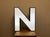 Large Vintage Illuminated Advertising Letter N, 1960s For Sale - Image 16 of 18