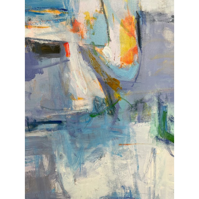 Wood Contemporary Abstract Original Oil Painting For Sale - Image 7 of 12