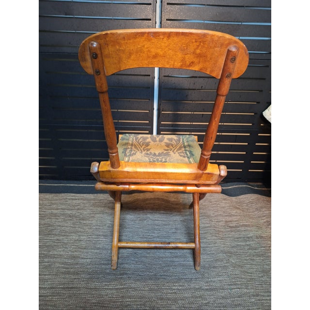 Late 19th Century 19th Century Folding Campaign Chair For Sale - Image 5 of 7