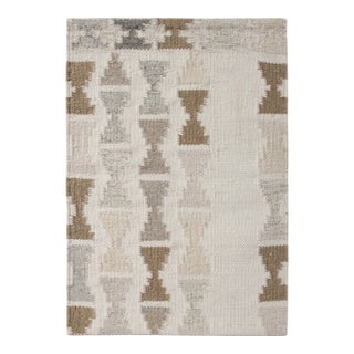 Muted Scandinavian Kilim Rug by Celerie Kemble for Chairish, 3'x10' For Sale