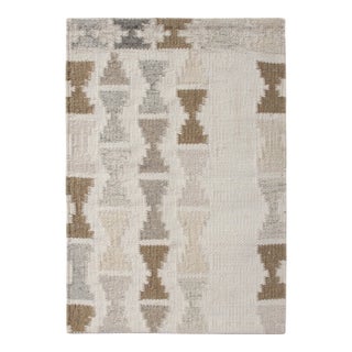 Muted Scandinavian Kilim Rug by Celerie Kemble for Chairish, 3'x10' For Sale