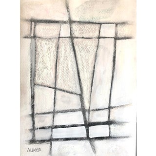 “Ice Wall” Contemporary Original Abstract Painting by CL Auker For Sale