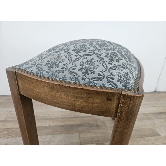 Art Deco Chairs with Stool, 1940, Set of 3 For Sale - Image 14 of 15