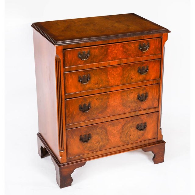 Mid-Century Burr Walnut Bedside Chests, Set of 2 For Sale - Image 13 of 18