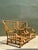 Late 20th Century Vintage Grid Rattan High Back Chairs - Pair For Sale - Image 5 of 12