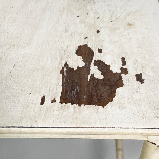 Mid-Century Modern Italian Coffee Tables in White Wood, 1940s, Set of 2 For Sale - Image 10 of 18