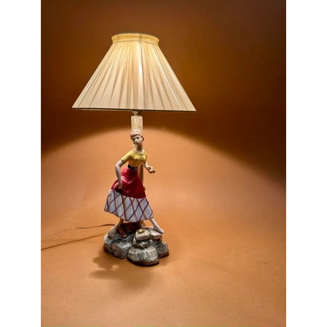 Vintage Ceramic Lamp by Liani, 1950 For Sale - Image 10 of 10