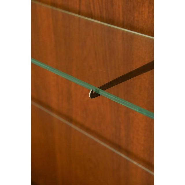 1950s Scandinavian Modern Cabinet in Glass, Teak and Beech attributed to Carl-Axel Acking, 1950s For Sale - Image 5 of 10