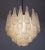 Transparent Italian Murano Chandelier 41 Glass Petals Drop For Sale - Image 8 of 9