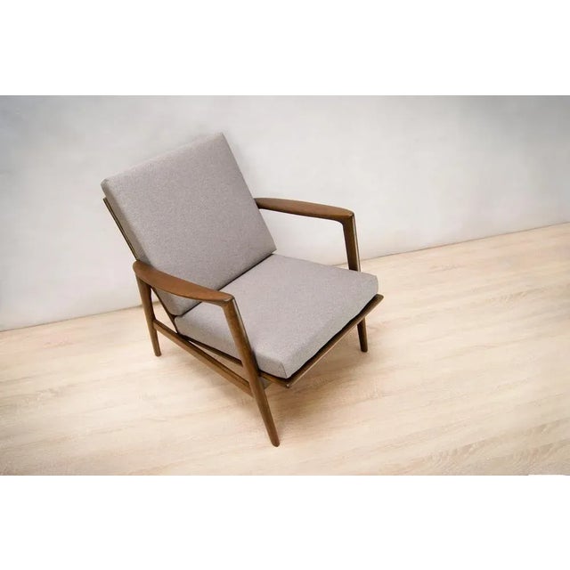 Set of Model 300-139 Armchairs from Swarzędz Factory, 1960s For Sale - Image 4 of 9