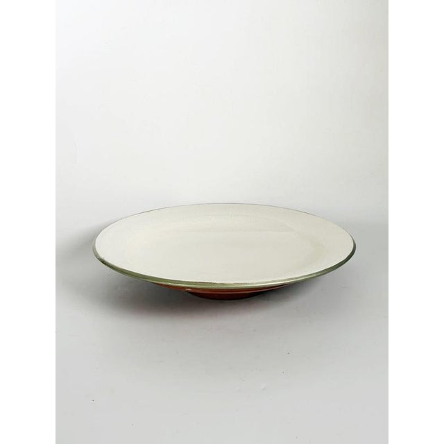 Contemporary White Ceramic Serving Platter, France, 1980s For Sale - Image 3 of 16