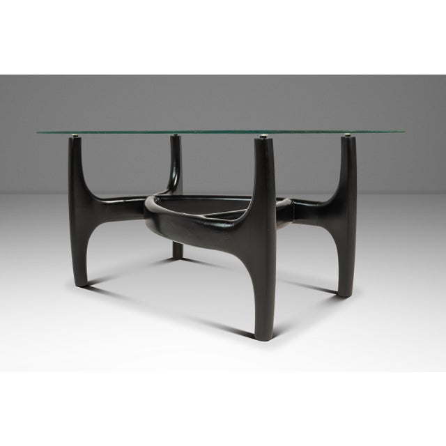 Set of Two (2) MCM Sculptural Biomorphic Side Tables / End Tables After Adrian Pearsall for Craft Associates in Ebony, Usa, C. 1960s For Sale - Image 11 of 18