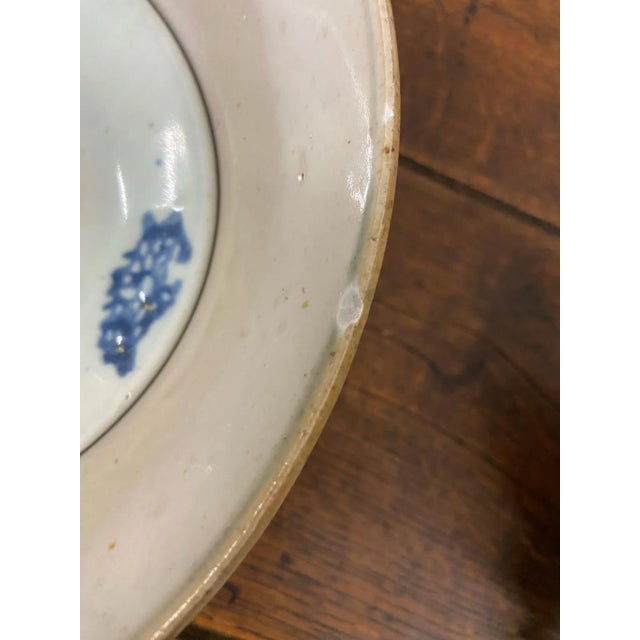 Antique Qing Dynasty Blue and White Bowl For Sale - Image 10 of 11