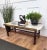 Beautiful and stylish vintage 1960s Italian brass marble and wood side table or coffee table or sofa table. Very good...