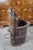 Late 19th Century Primitive Antique Chinese Forged Iron & Elm Water Bucket Umbrella Cane Stand For Sale - Image 9 of 10