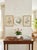 Vintage Hand-Painted Botanical Pelargonium 3d Relief Ceramic Platter For Sale - Image 9 of 12