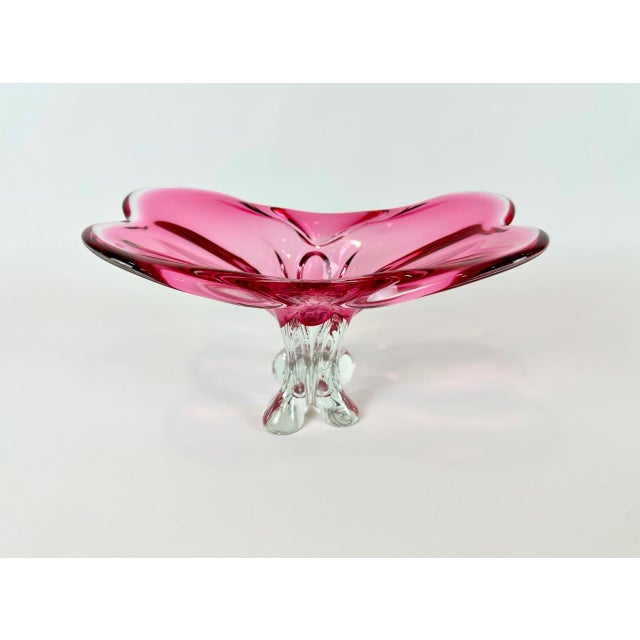 Art Glass Bowl by Josef Hospodka for Chribska Sklarna, 1960s For Sale - Image 4 of 11