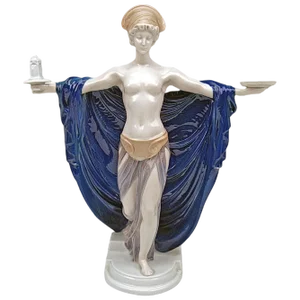 Temple Figurine attributed to F. Liebermann for Rosenthal, Germany, 1914