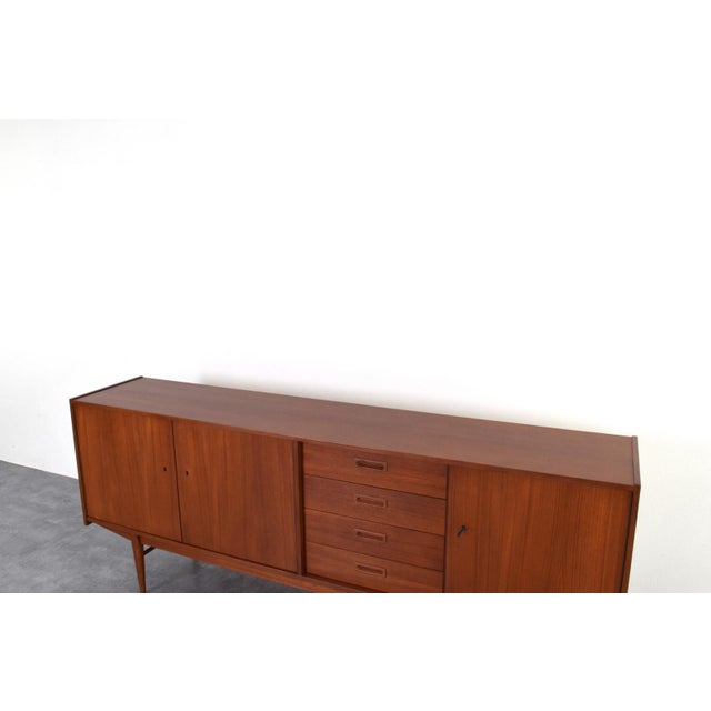 Mid-Century Modern Danish Teak Sideboard, 1960s For Sale - Image 12 of 15