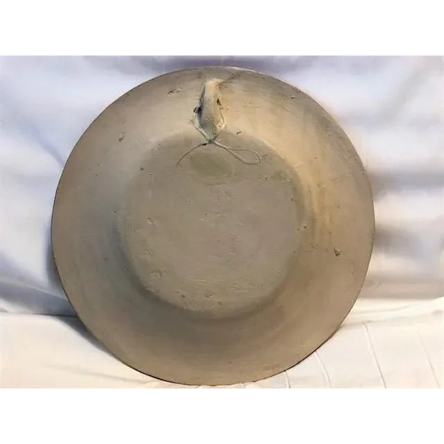 Late 20th Century Vintage Ceramic Decorative Plate From Mexico For Sale - Image 5 of 7