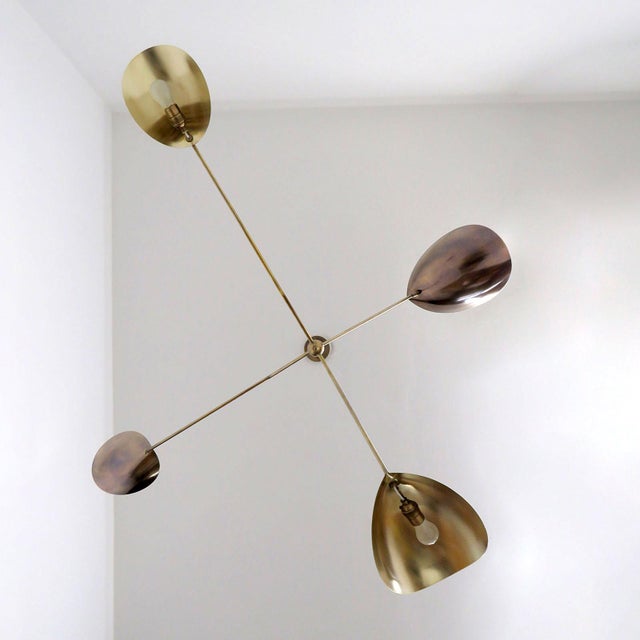 Gallery L7 Calder™ Brass Chandelier by Gallery L7 For Sale - Image 4 of 11