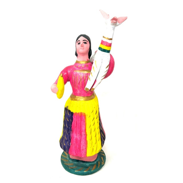 1960s 1960s Villager Folk Art Set From Metepec, Mexico - Set of 6 For Sale - Image 5 of 18