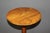 Empire-style walnut side table with a recessed top and waxed finish; the whole is in very good condition.