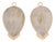 New Nina Wynn Earring Enhancer Charms Rutilated Quartz Diamond 18k Yellow Gold 2 Pieces For Sale