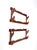 Mid-Century Wooden Gun Rack Pair For Sale - Image 10 of 17