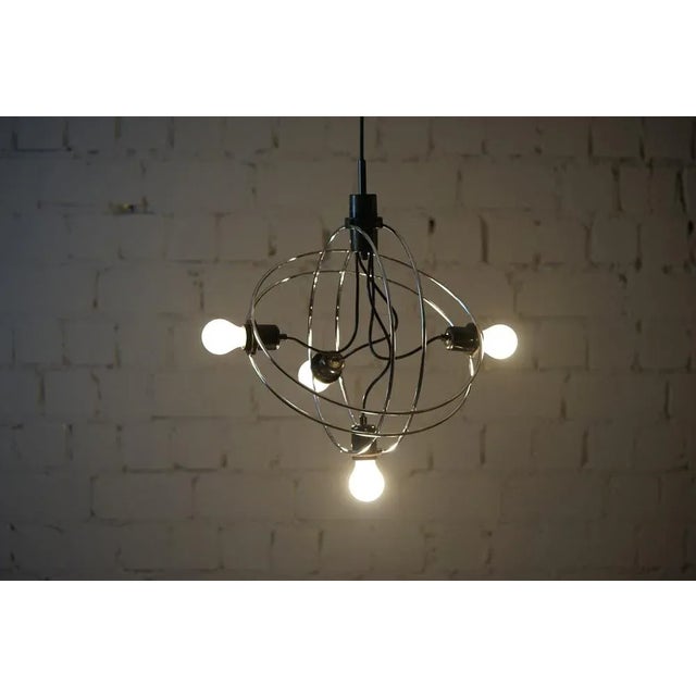 1970s Vintage Mobile B-1021 Ceiling Lamp by Walter Leeman for Raak, 1970s For Sale - Image 5 of 10