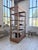 Antique, fully demountable workshop shelving unit or bookcase, circa 1950. Made of beech and plywood on the upper and...