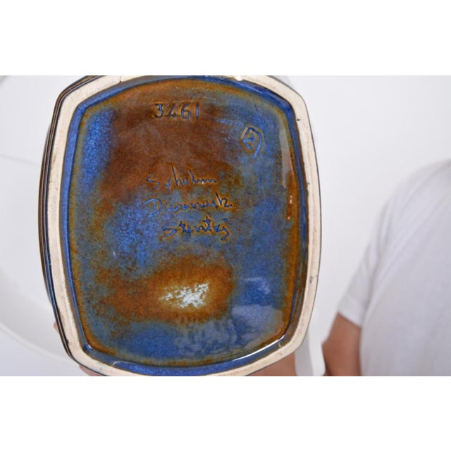 Mid-Century Blue Model 3461 Table Lamps by Einar Johansen for Soholm, 1960s, Set of 2 For Sale - Image 14 of 16